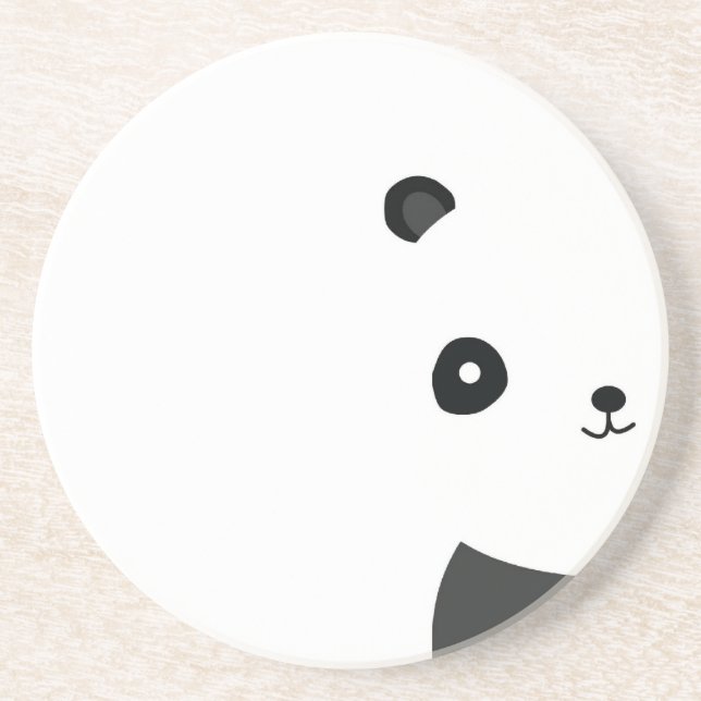 Dessous De Verre En Grès Panda paisible (Devant)