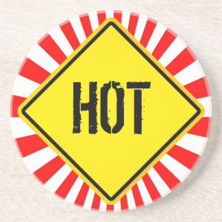 Dessous De Verre En Grès panneau d'avertissement, HOT