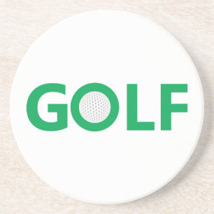 Dessous De Verre En Grès Panneau de golf