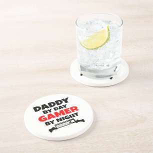 Dessous De Verre En Grès Papa par Jeu de Jour par Nuit