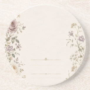 Dessous De Verre En Grès Papeterie de mariage de style jardin vintage