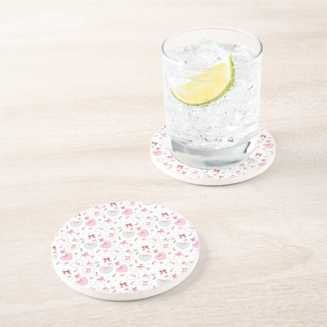 Dessous De Verre En Grès Papier d'enveloppement d'harmonie (Côté)
