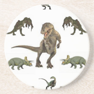 Dessous De Verre En Grès Papier Dinosaure