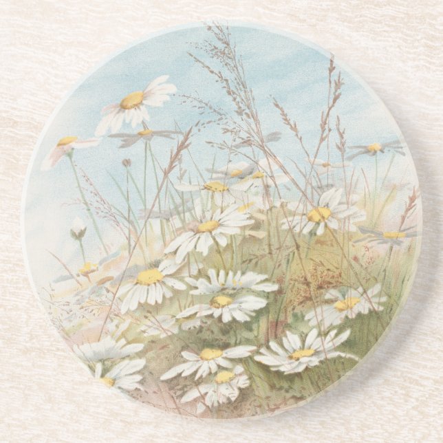 Dessous De Verre En Grès "Pâques apporte le printemps naissant"  (Devant)