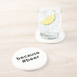 Dessous De Verre En Grès Parce que la bière