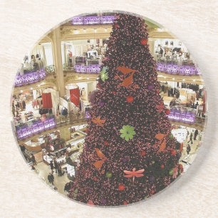 Dessous De Verre En Grès Paris Lafayette Christmas Tree Coaster