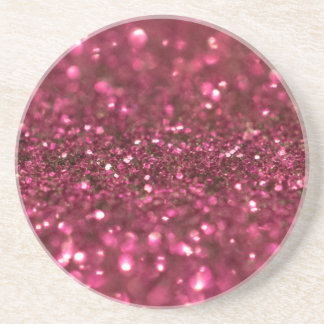 Dessous De Verre En Grès Parties scintillant rose Fille tendance Texture mo