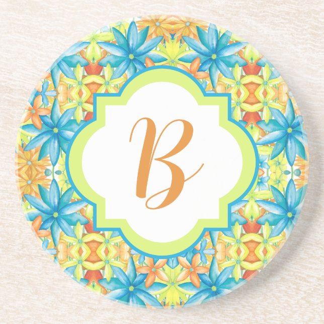 Dessous De Verre En Grès Pat Mosaic Stone Coaster (Devant)