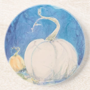 Dessous De Verre En Grès Patch de citrouilles de la vigne d'automne Maureen