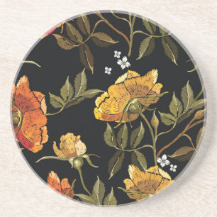 Dessous De Verre En Grès Patchwork Gentl : dessin manuel