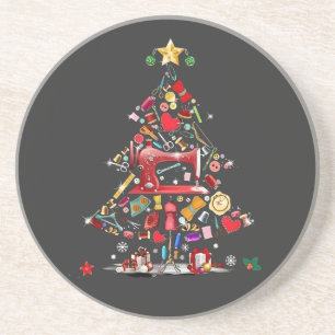 Dessous De Verre En Grès Patchwork Joyeux Noël Arbre Patchwork Quilting