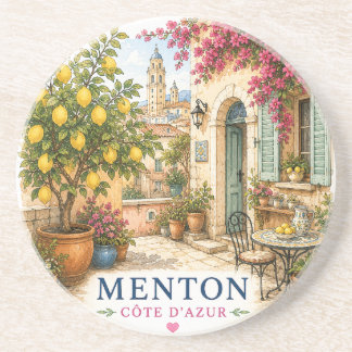 Dessous De Verre En Grès Patio Menton French Riviera coasters