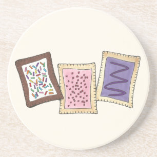 Dessous De Verre En Grès Pâtisseries grille-pain Petit-déjeuner Pâtisserie
