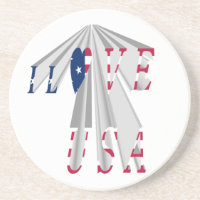 Patriotisme effarant : I Love USA Perspective Art