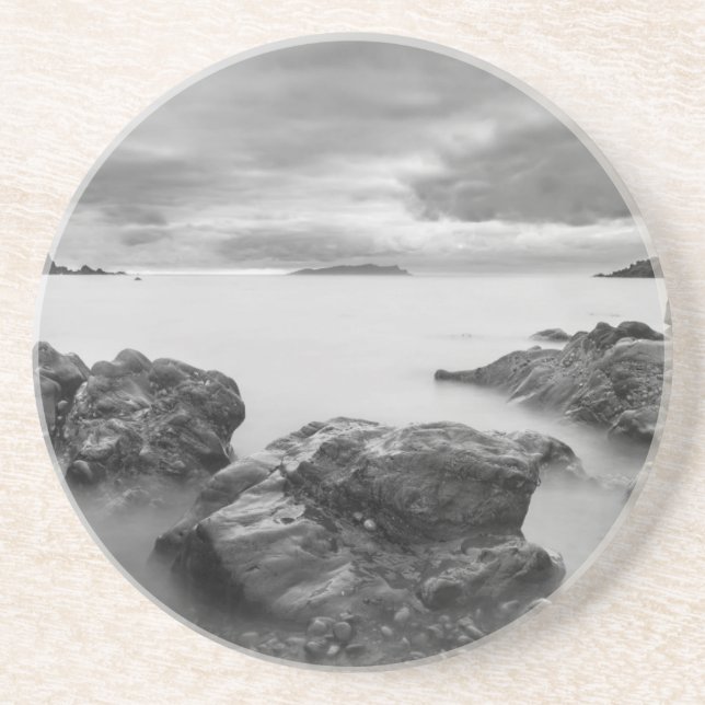 Dessous De Verre En Grès Paysage sur Shetland occidental (Devant)