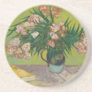 Dessous De Verre En Grès Peinture de fleurs d'oléandre de Vincent Van Gogh