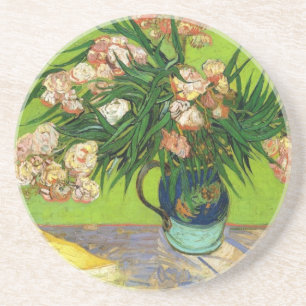 Dessous De Verre En Grès Peinture vintage de Van Gogh Fleurs en fleurs Vign