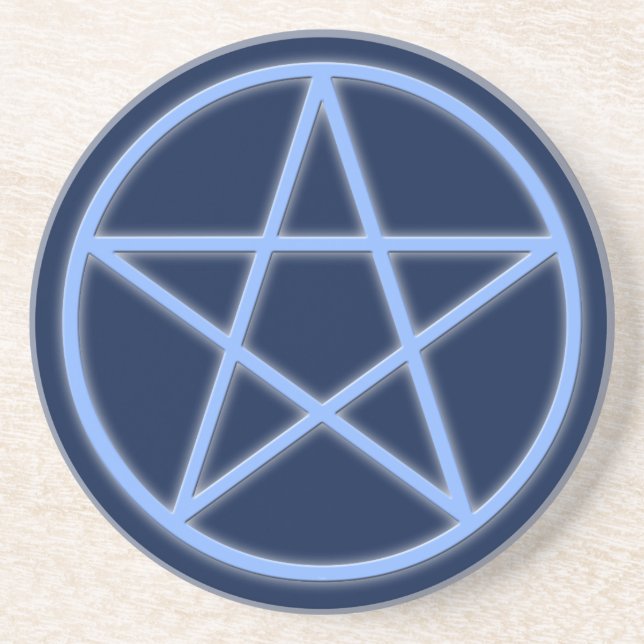 Dessous De Verre En Grès Pentacle de Falln Pagan (Devant)