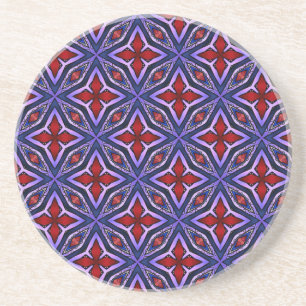 Dessous De Verre En Grès Pentas sur violet