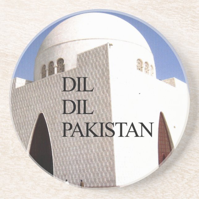 Dessous De Verre En Grès Père de la Nation : Mazar-e-Quaid (Devant)