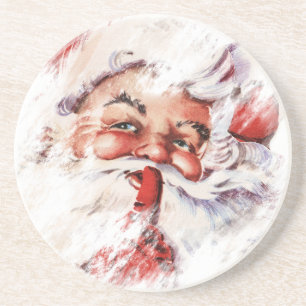 Dessous De Verre En Grès Père Noël 023