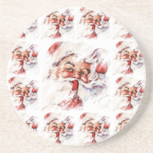 Dessous De Verre En Grès Père Noël 024
