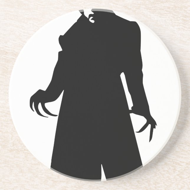 Dessous De Verre En Grès père Noël nosferatu (Devant)