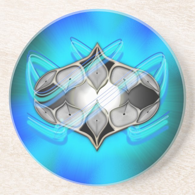 Dessous De Verre En Grès Perle à l'intérieur (Devant)