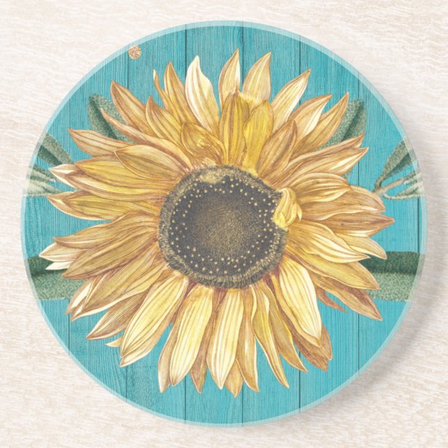 Dessous De Verre En Grès Personnaliser la fleur de pavot rouge (Devant)