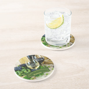 Dessous De Verre En Grès Personnaliser l'action de grâces unique