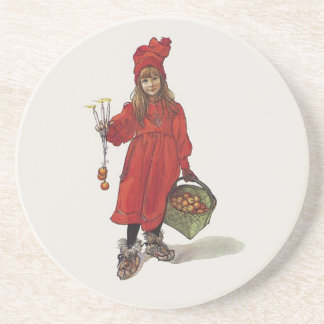 Dessous De Verre En Grès Petite fille suédoise de Carl Larsson : Brita