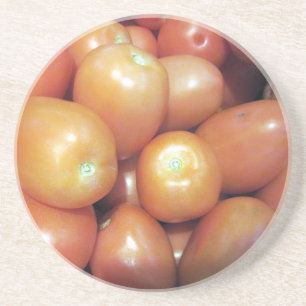 Dessous De Verre En Grès Petites tomates rouges