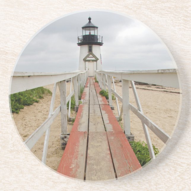 Dessous De Verre En Grès Phare de Brant Point (Devant)