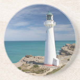 Dessous De Verre En Grès Phare de Castle Point, Castlepoint, Wairarapa,