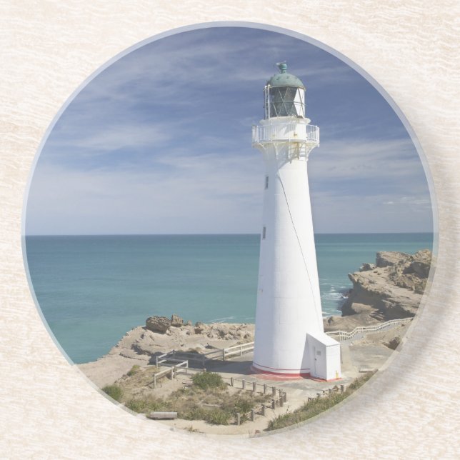 Dessous De Verre En Grès Phare de Castle Point, Castlepoint, Wairarapa, (Devant)