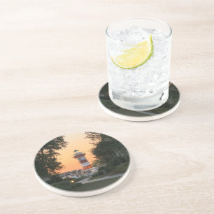 Dessous De Verre En Grès Phare de Hilton Head Island-Harbour Town