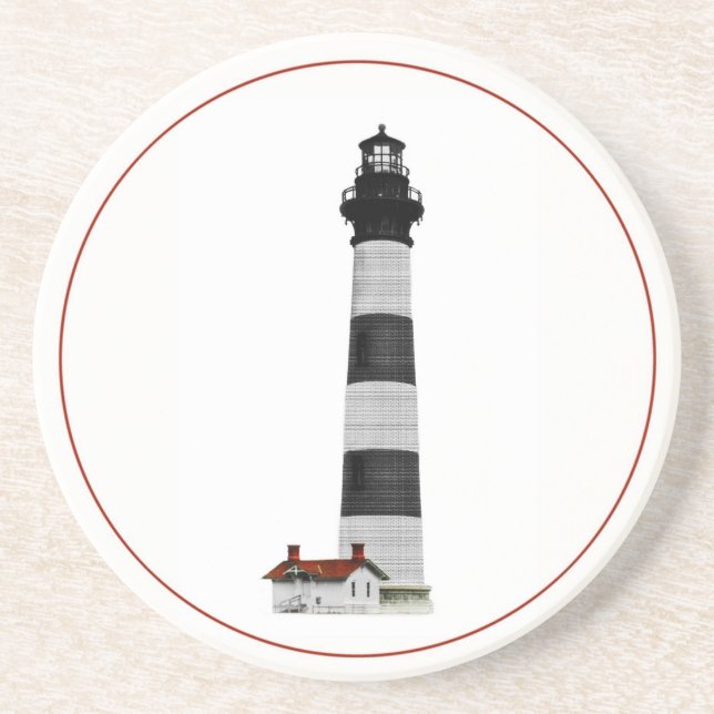 Dessous De Verre En Grès Phare de l'île de Bodie (Devant)