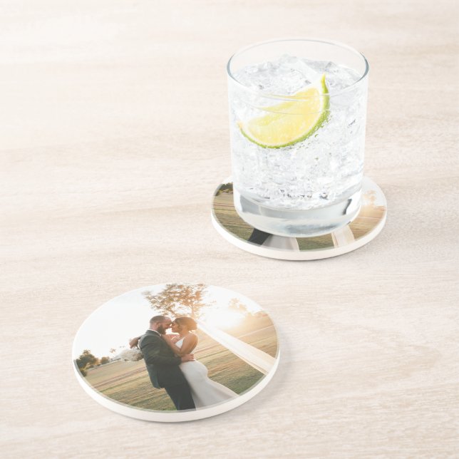 Dessous De Verre En Grès Photo (Côté)