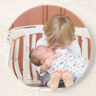 Dessous De Verre En Grès Photo à deux côtés customisée personnalisée