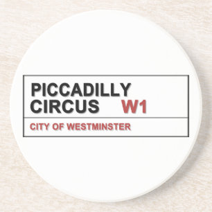 Dessous De Verre En Grès Piccadilly Circus Londres