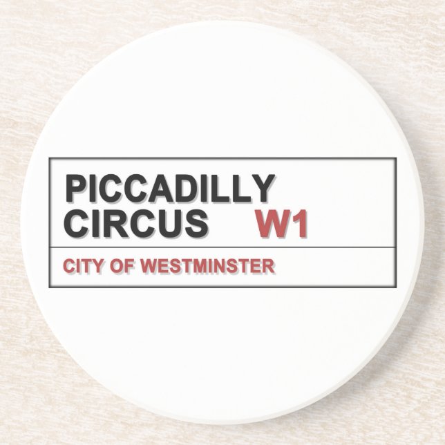 Dessous De Verre En Grès Piccadilly Circus Londres (Devant)