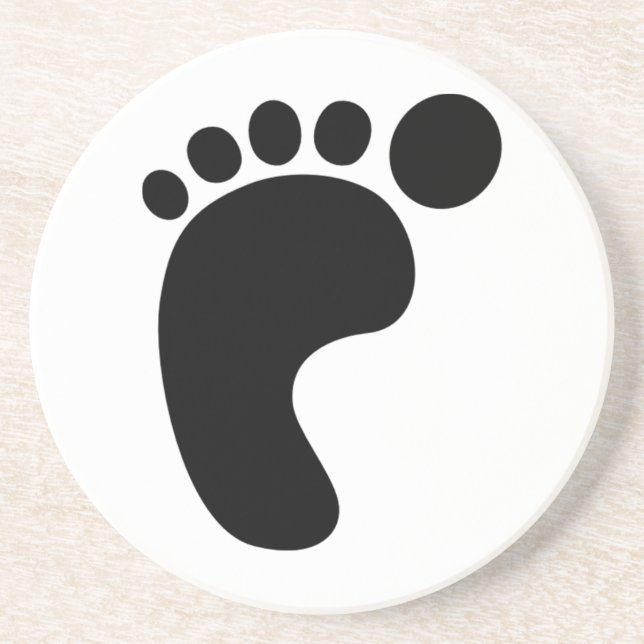 Dessous De Verre En Grès Pied gauche (Devant)