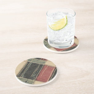 Dessous De Verre En Grès Pierre de sable en plastique rustique