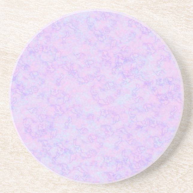 Dessous De Verre En Grès Pink Pastel (Devant)