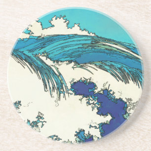 Dessous De Verre En Grès PixDezines konen uehara vagues océaniques, 上 原