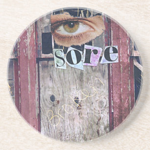 Dessous De Verre En Grès plaie pour les yeux