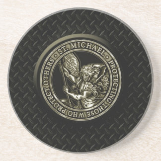 Dessous De Verre En Grès Plat et St Mike de diamant