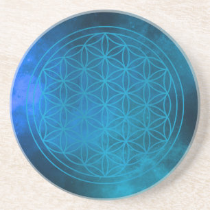 Dessous De Verre En Grès Plénitude – Fleur de Vie