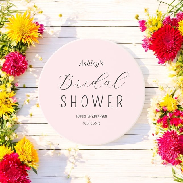 Dessous De Verre En Grès Pluie de Cadeaux Rose Noir Chic (Créateur téléchargé)