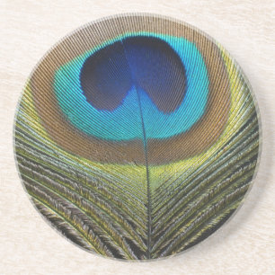 Dessous De Verre En Grès Plumes de paquetage spectaculaires